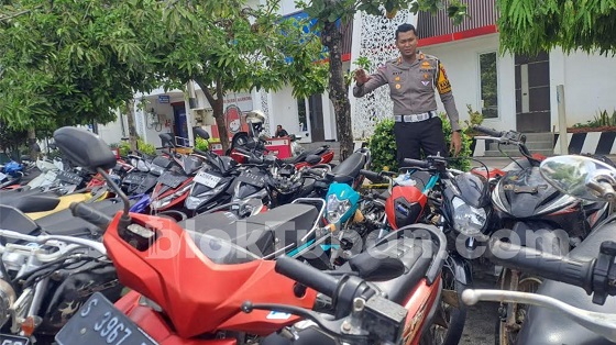 Berikan Efek Jera, 90 Sepeda Motor Balap Liar di Tuban Ditahan Selama 1 Bulan