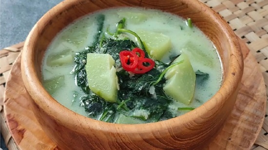 Resep Sayur Bobor Bayam Labu Siam Tanpa Santan