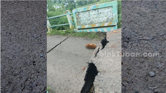 Jembatan Penghubung di Desa Tuban Rusak, Warga Tambakboyo Terpaksa Ambil Jalan Memutar