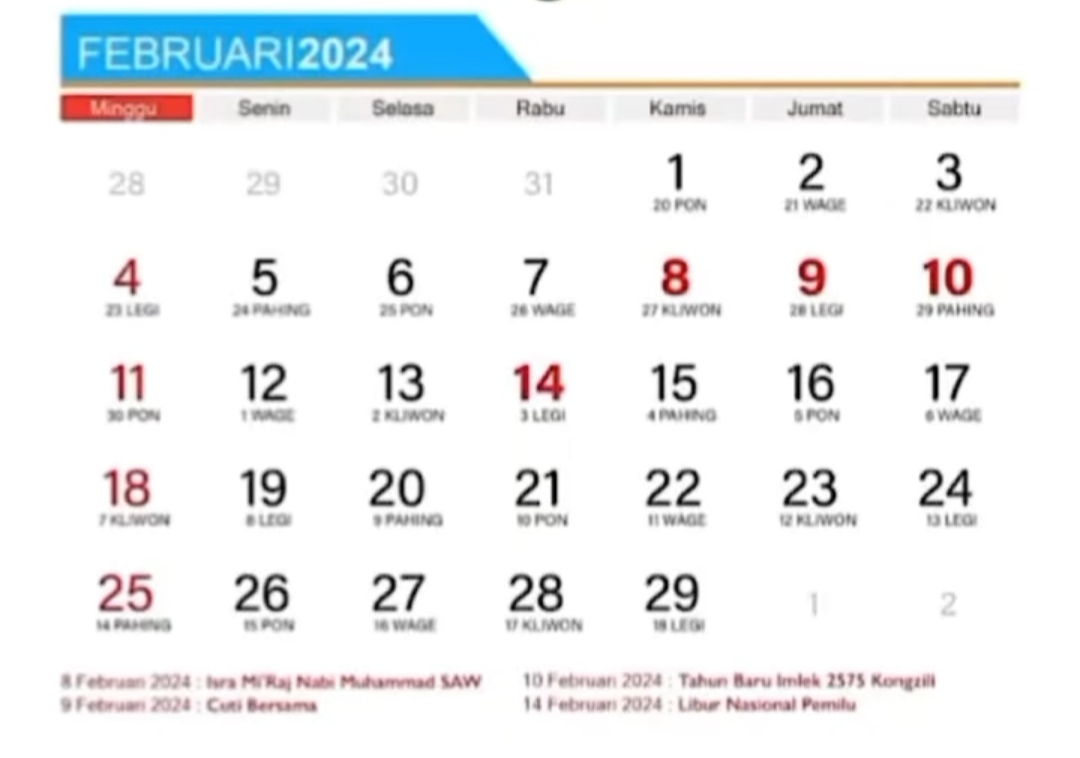 Daftar 16 Hari Libur Terbaru yang Ditetapkan Jokowi
