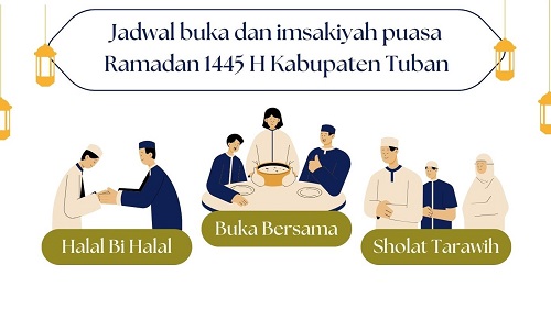 Cek Jadwal Imsak dan Buka Puasa Ramadan 17 Maret 2024 di Kabupaten Tuban, Bojonegoro dan Lamongan