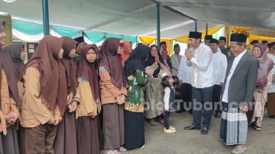 Safari Ramadan Diawali di Ponpes Imrotul Khoirot, Ini Pesan Mas Bupati Tuban