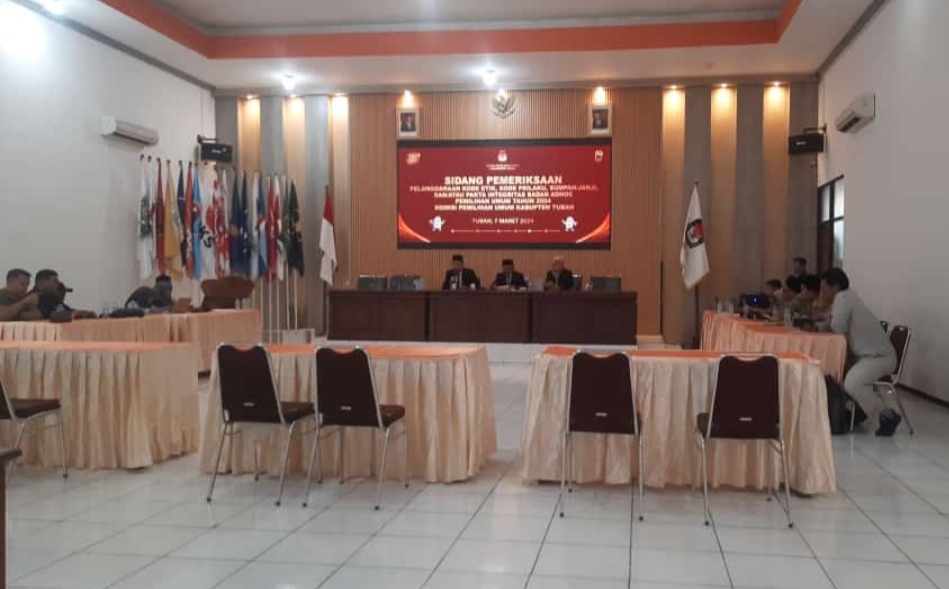 Bawaslu Temukan Pelanggaran Etik, PPK Soko Hadapi Sidang KPU Tuban