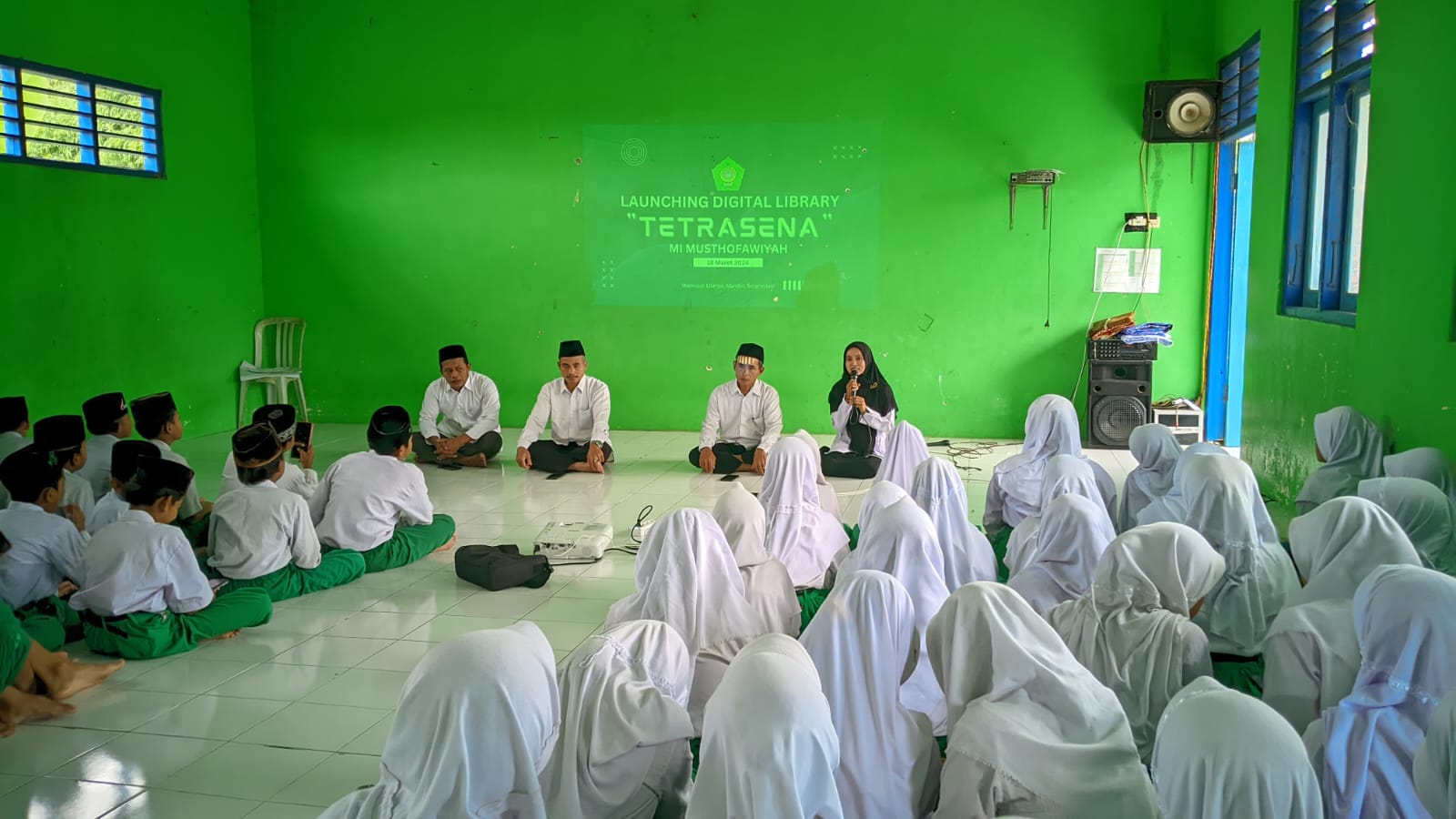 MI Musthofawiyah Tuban Gelar Launching Perpustakaan Digital