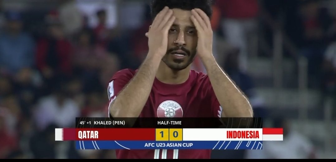 K. A. Sabah Antar Qatar U-23 Menang 1-0 atas Indonesia U-23 dengan Gol Penalti