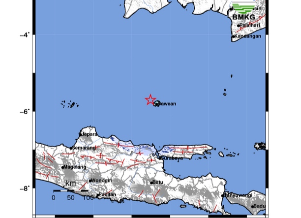 Update Gempa Bumi: Dua Kali Gempa Guncang Wilayah Tuban