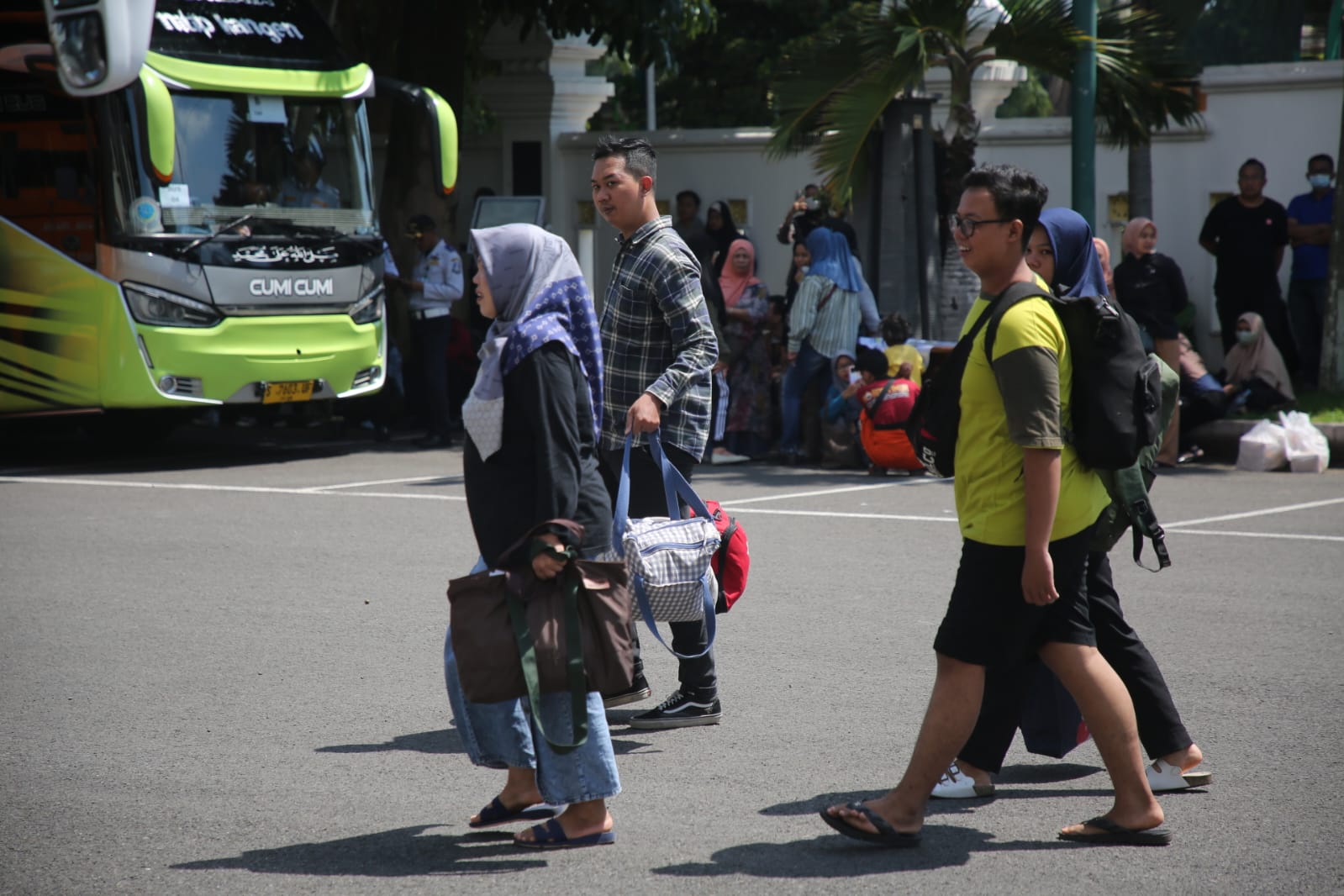 Angkutan Balik Mudik Gratis Tuban Berangkatkan 191 Pemudik