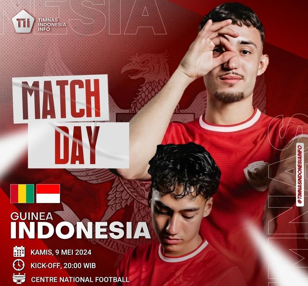 Begini Cara Nonton Timnas Indonesia U-23 vs Guinea di FIFA+
