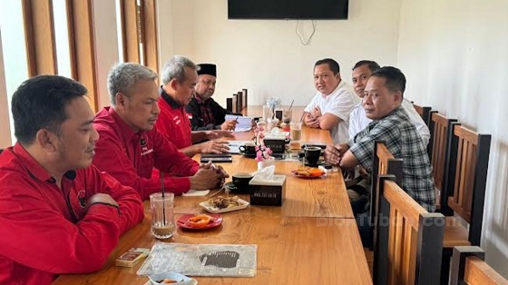 Belum Tentukan Arah Pilkada Tuban, Partai Gerindra dan PDIP Lakukan Pertemuan Terbatas