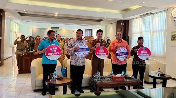 Gelar Rakor Pemetaan Program Pemberdayaan Masyarakat, BNNK Tuban Jalin Kerja Sama dengan RSUD