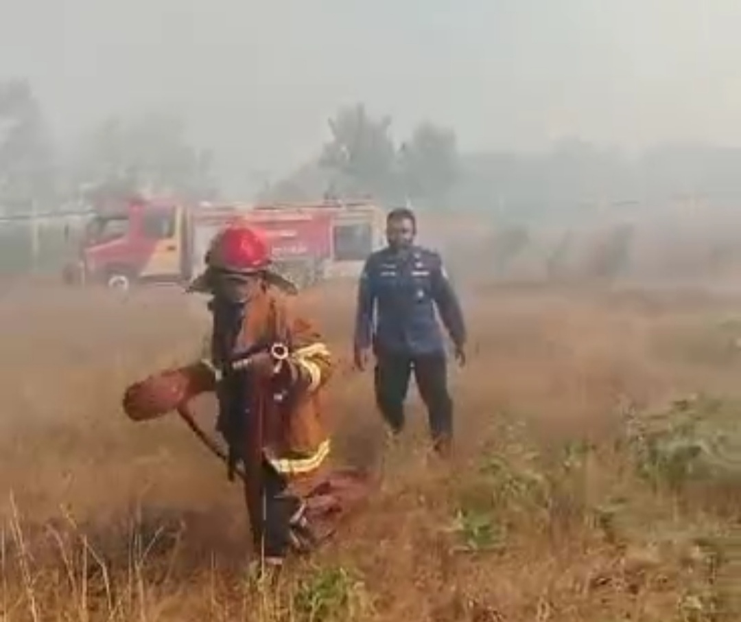 Kebakaran Lahan Kosong di Kilang Pertamina Tuban Kembali Terjadi