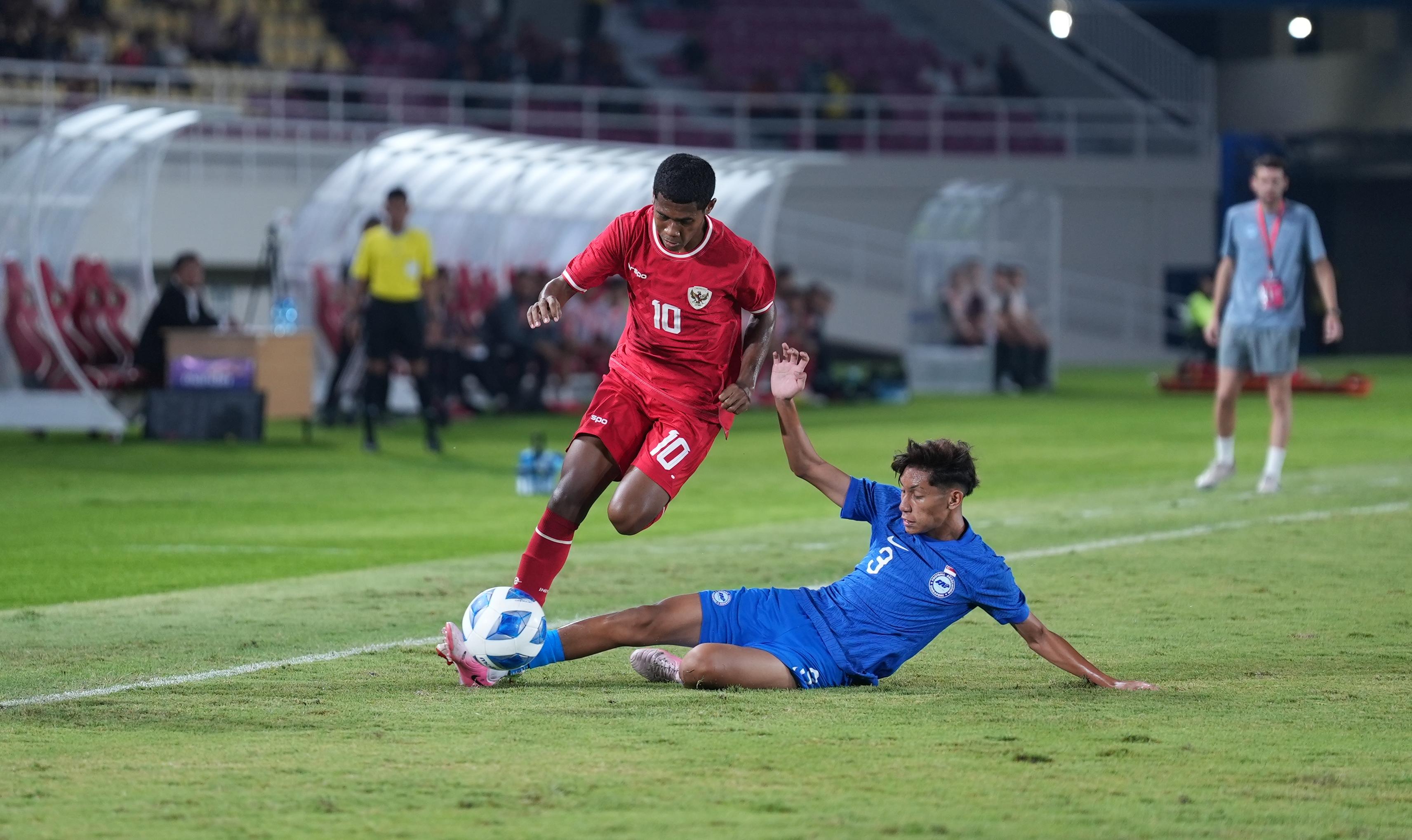 Timnas U-16 Indonesia Menang 3-0 Atas Singapura di ASEAN Championship 2024