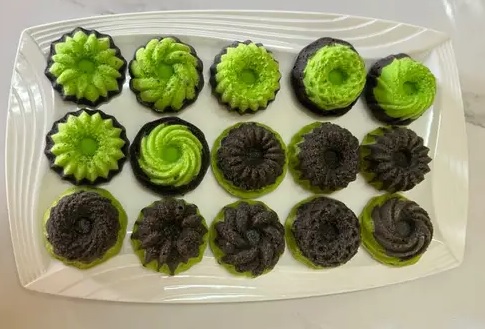 Resep Butter Cake Pandan Ketan Hitam Bertekstur Lembut