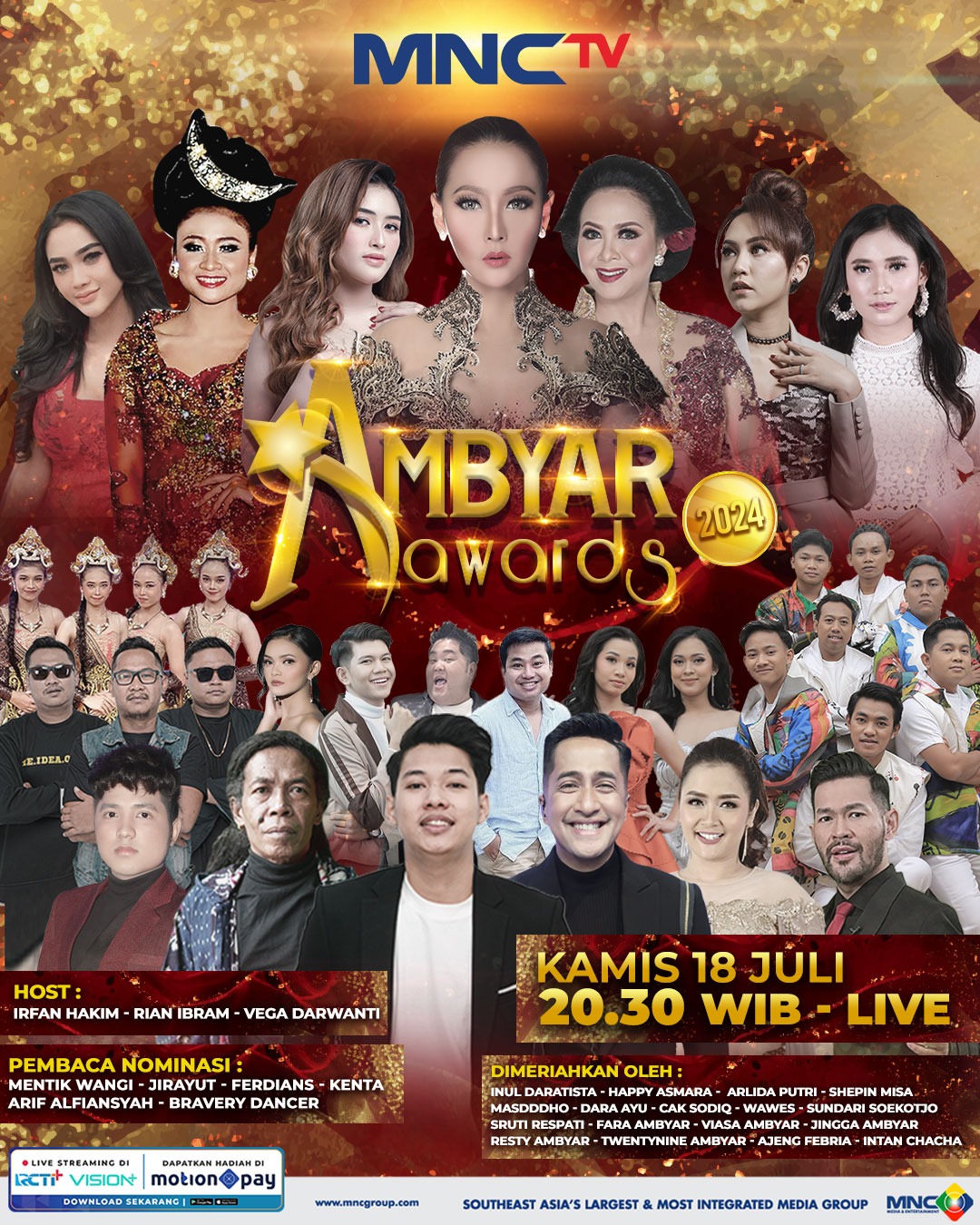 Besok Malam, Saksikan Penghargaan Kepada Seluruh Insan Dangdut Ambyar di Ajang Ambyar Awards 2024