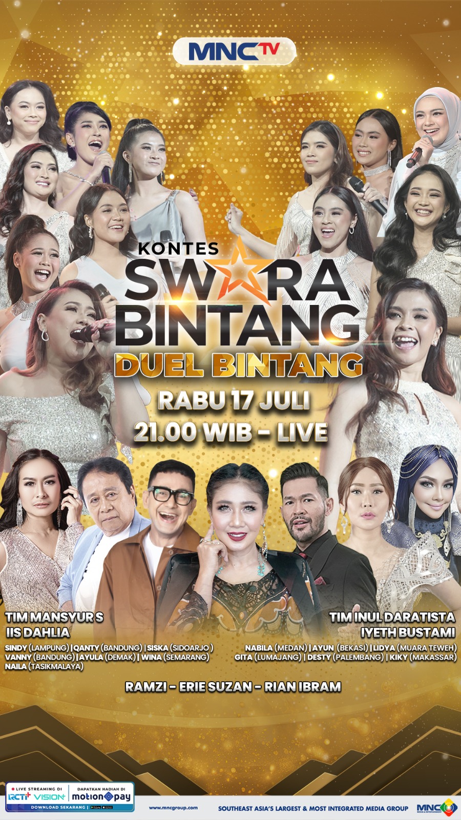 Persaingan Dimulai, 13 Kontestan Siap Tunjukkan Kualitas di Kontes Swara Bintang ‘Duel Bintang’