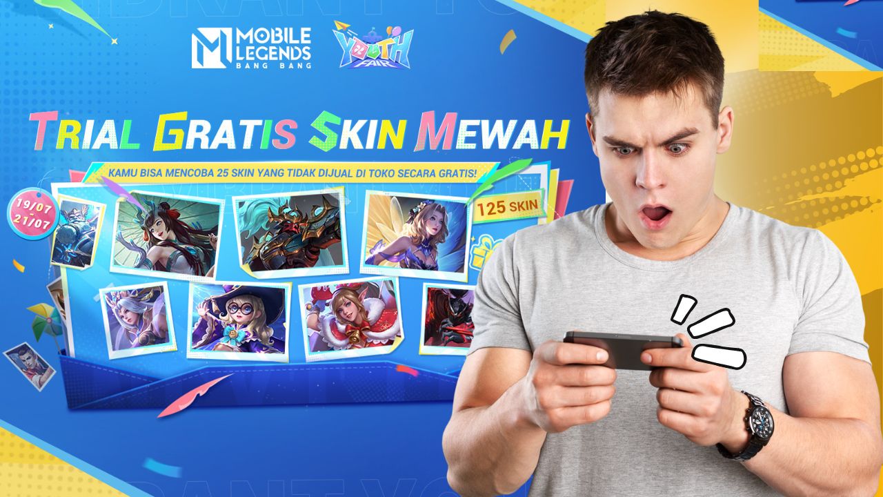 Trial Gratis Skin Mewah Mobile Legends Mulai 19-21 Juli 2024