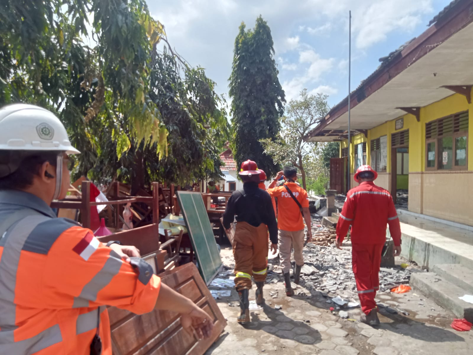Kebakaran di SDN Sidonganti 2 Tuban, Kerugian Mencapai 100 Juta Rupiah