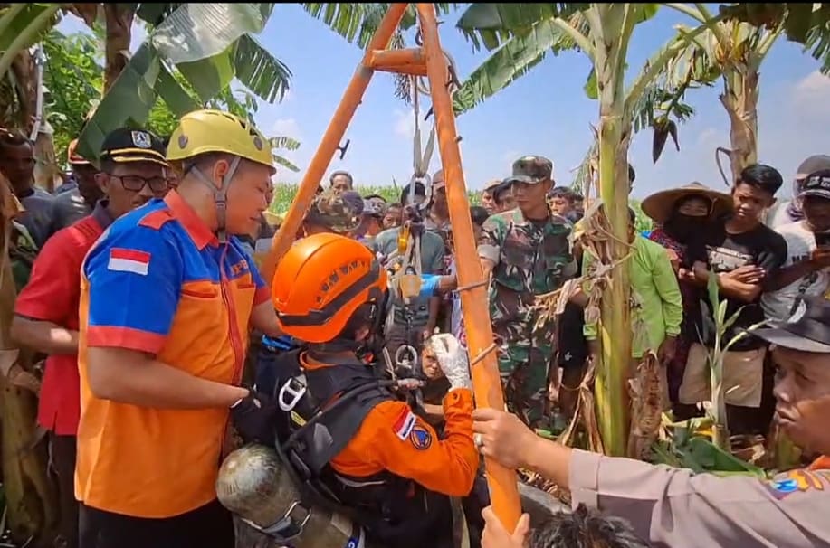 Petani di Tuban Tewas Terjatuh ke Dalam Sumur 8 Meter