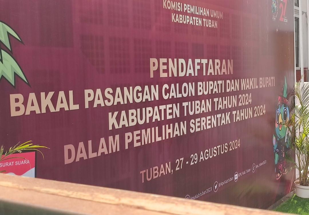 Dua Paslon akan Daftar Pilkada Tuban pada 28 dan 29 Agustus 2024
