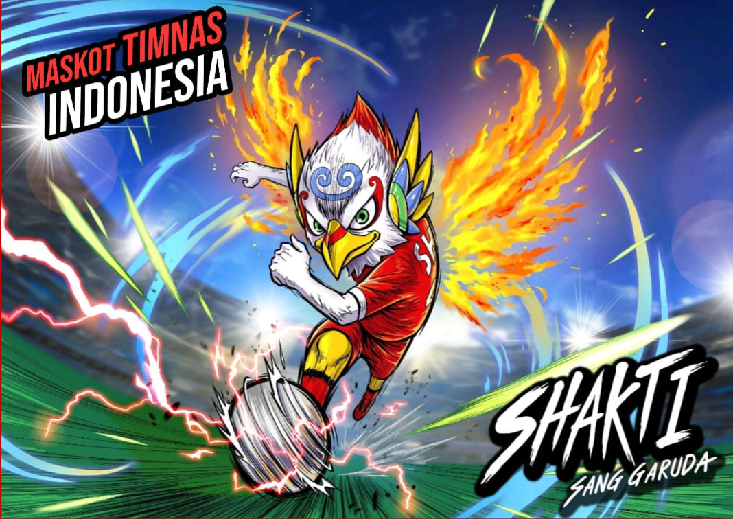 Shakti, Burung Garuda Berkepala Putih, Jadi Maskot Timnas Indonesia