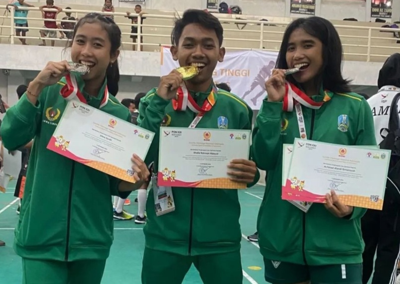 Atlet Floorball dan Gulat Tuban Raih Emas di PON XXI