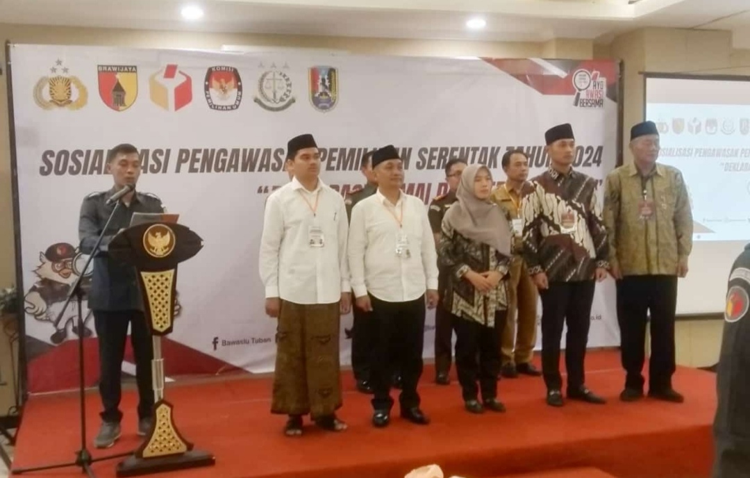 Jelang Kampanye 2024, Paslon 1 dan 2 Diajak Jaga Etika Demokrasi di Tuban