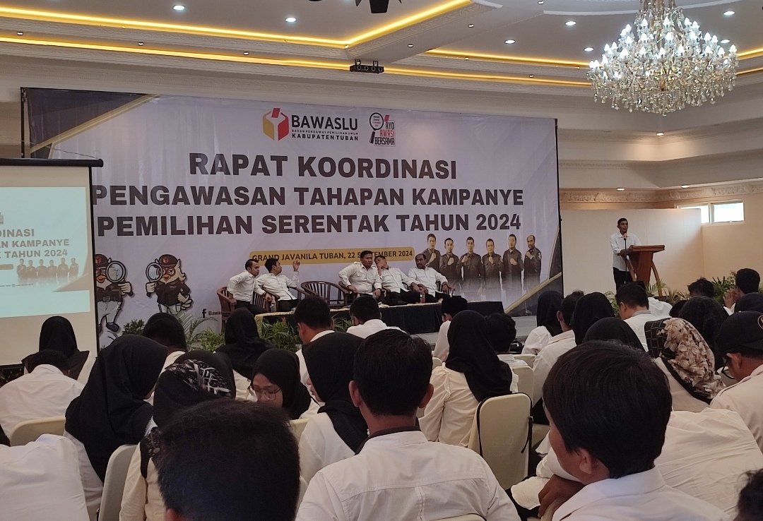 Bawaslu Tuban Ajak Panwascam dan PKD Bersiap Hadapi Kampanye Pemilu 2024
