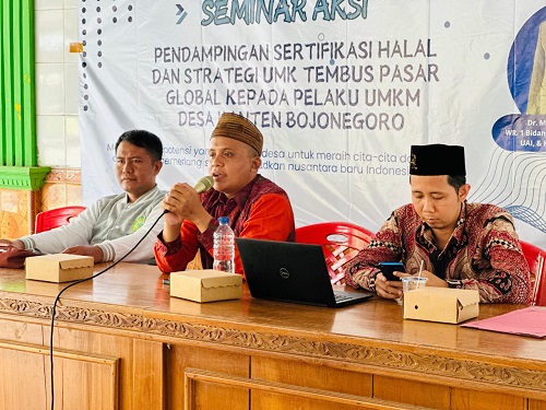 Pelaku UMKM Desa Kanten Dapat Sertifikat Halal, Mahasiswa KKN UAI Dorong Keberlanjutan Ekonomi Lokal