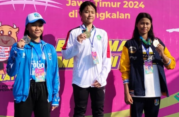Sarah Dominique Ukir Prestasi untuk Tuban, Raih Perunggu di Nomor 50 Meter Gaya Punggung