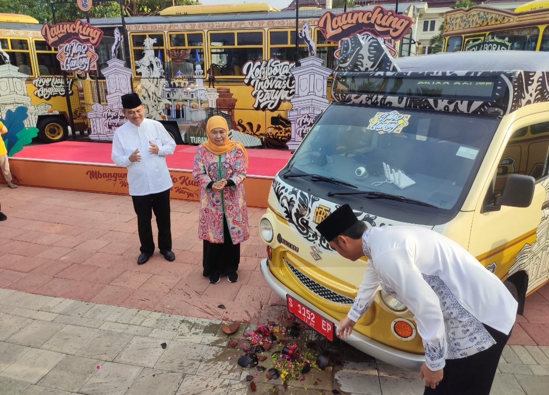 Cara Ikut Keliling Kota Tuban Bersama Bus Si Mas Ganteng Saat Libur Lebaran