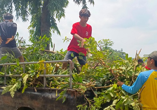 Berjasa: Kartar Mujirahayu Desa Medalem Gelar Aksi Bersih-Bersih Sambut Ramadan 1446 H
