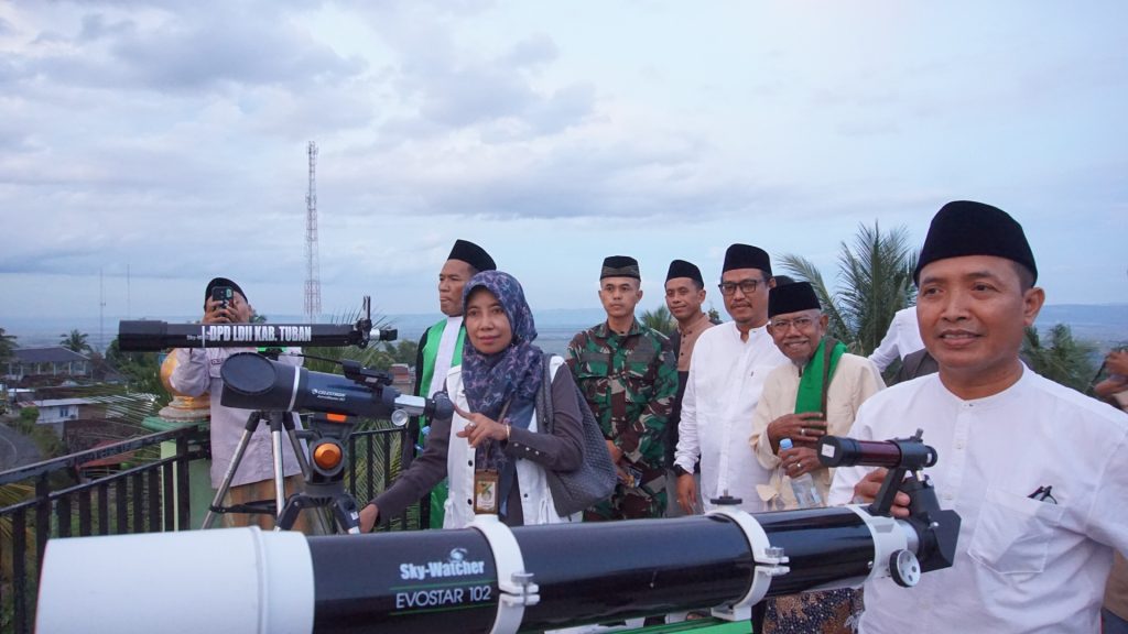 Hilal Awal Syawal di Tuban Tak Terlihat, Tak Penuhi Kriteria MABIMS