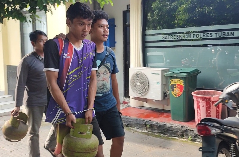 Modus Nyamar Jadi Pembeli, Pemuda Tuban Ini Gasak Tabung Gas di 7 Toko