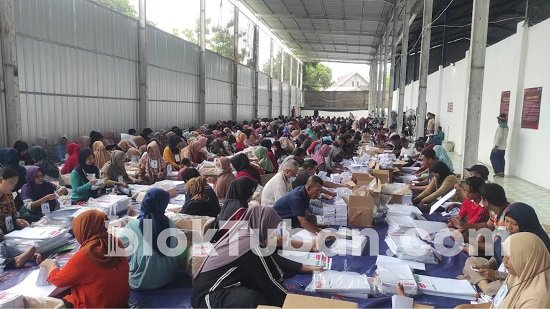 99 Surat Suara DPRD Tulungagung Tercampur dengan Tuban