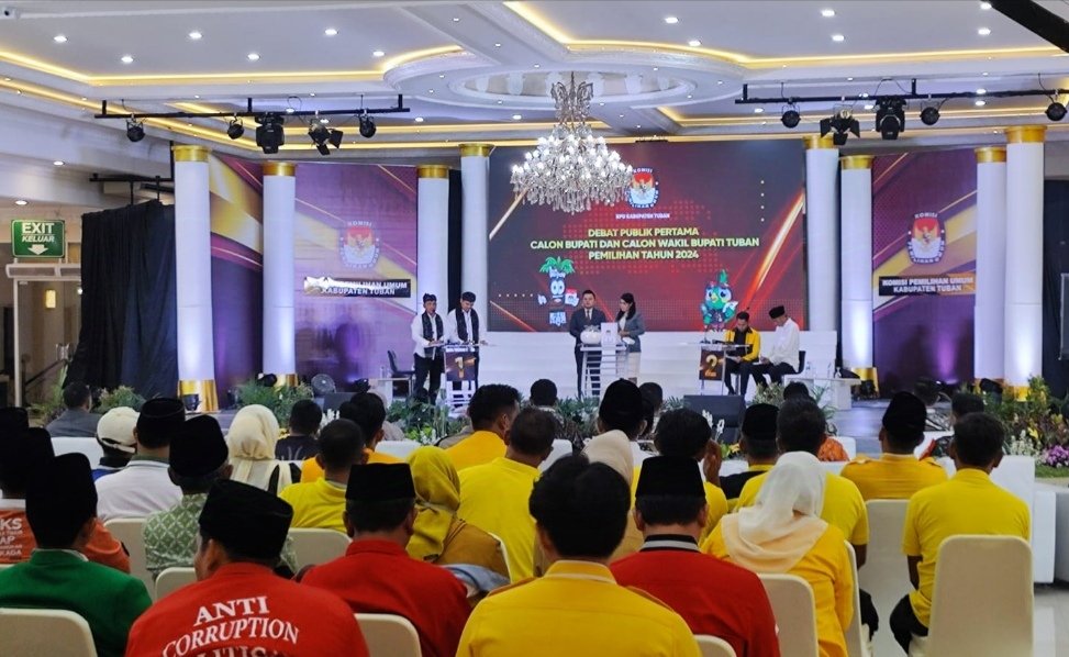 Riyadi dan Lindra akan Adu Gagasan Kebangsaan dan Pembangunan Daerah di Debat Ketiga di Tuban