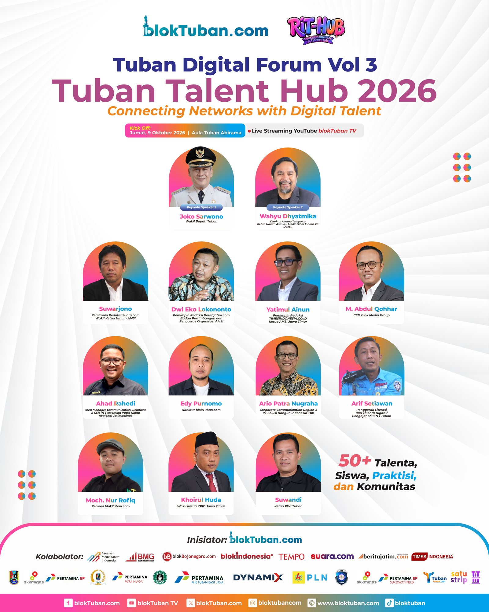 Tuban Digital Forum Vol 3 Digelar Besok, Hadirkan...